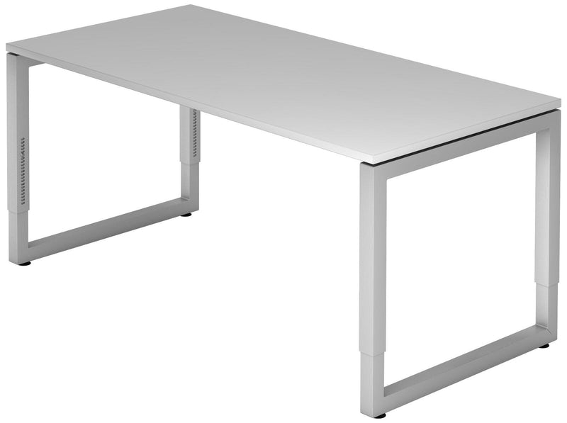 HAMMERBACHER höhenverstellbarer Schreibtisch VRS16/5/S lichtgrau