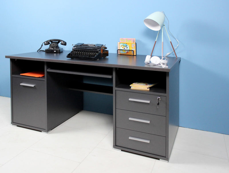 GERMANIA Schreibtisch 0484-58 anthrazit