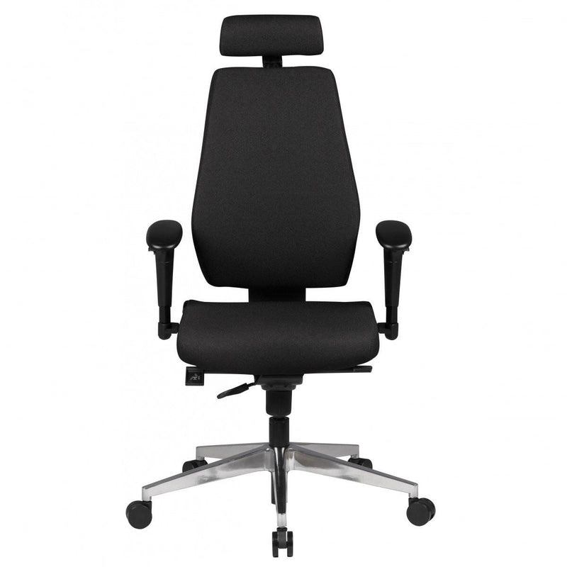 AMSTYLE Bürostuhl mit Kopfstütze SPM1.279 schwarz