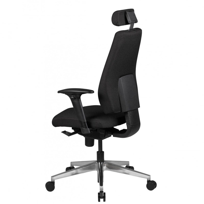 AMSTYLE Bürostuhl mit Kopfstütze SPM1.279 schwarz