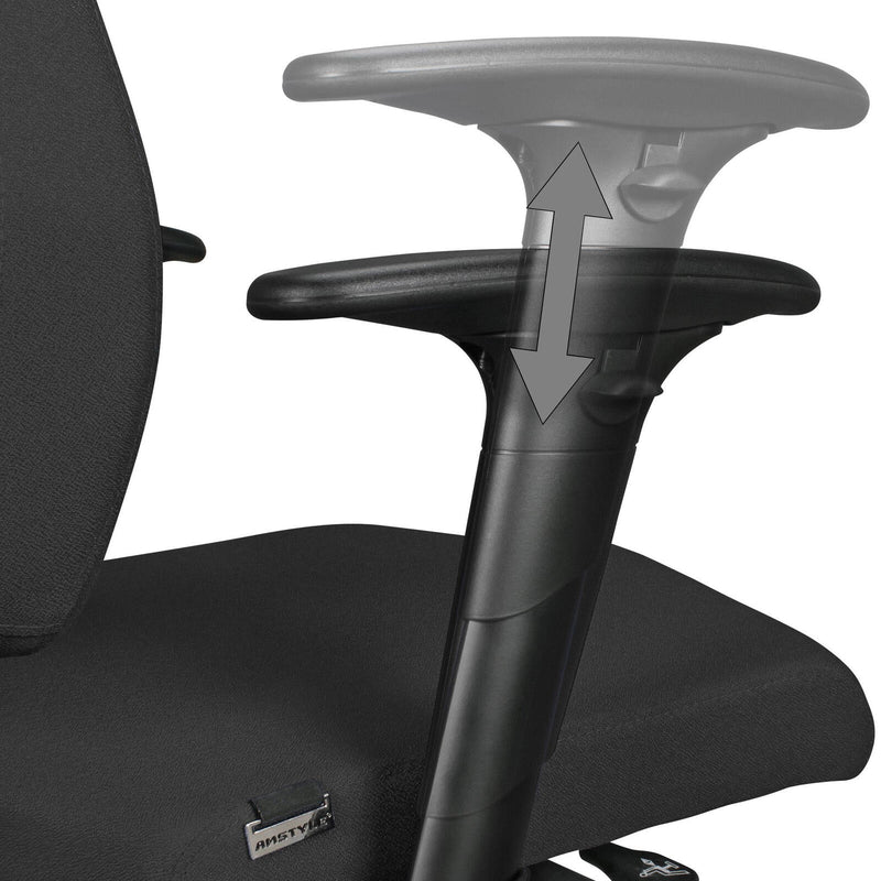 AMSTYLE Bürostuhl SPM1.280 DARIUS schwarz