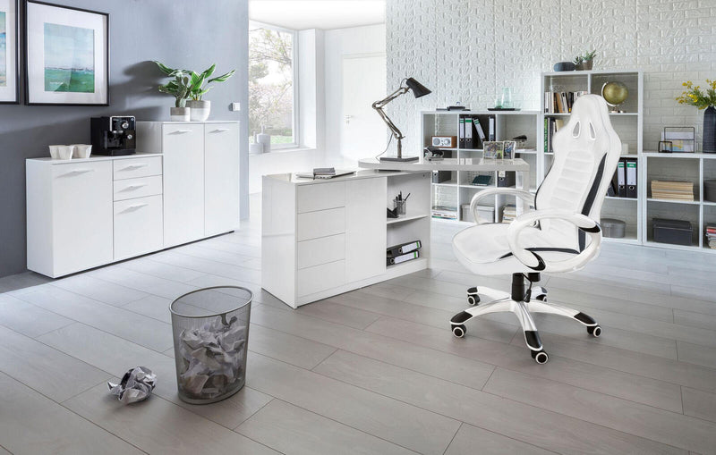 AMSTYLE Chefsessel SPM1.212 weiß