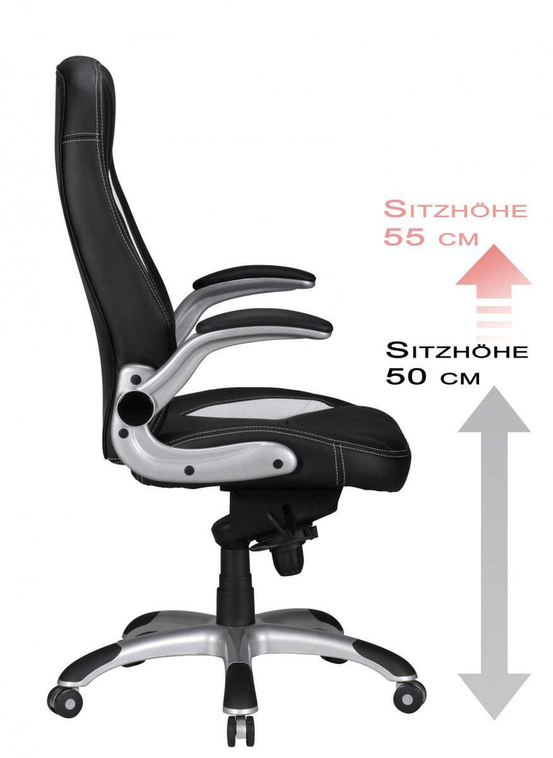 AMSTYLE Chefsessel SPM1.239 schwarz