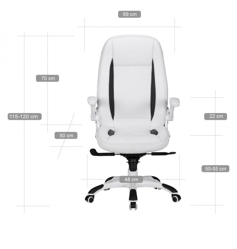 AMSTYLE Chefsessel SPM1.240 weiß
