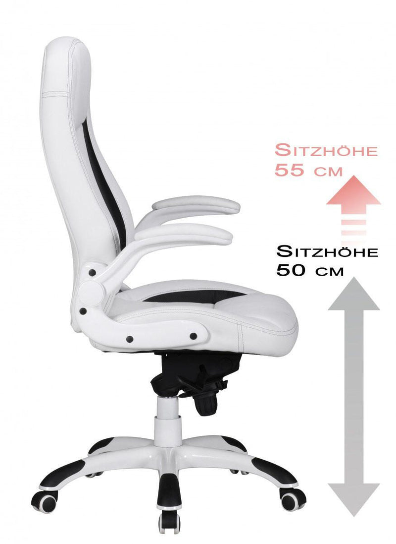 AMSTYLE Chefsessel SPM1.240 weiß