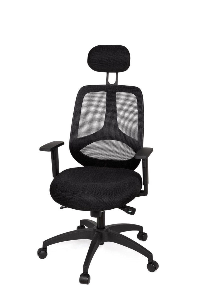 AMSTYLE Bürostuhl Deluxe SPM1.121 schwarz