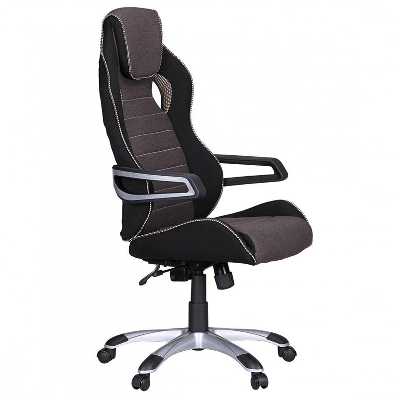 AMSTYLE Bürostuhl SPM1.257 schwarz/silber