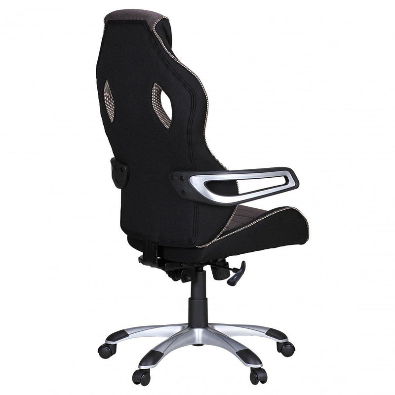 AMSTYLE Bürostuhl SPM1.257 schwarz/silber