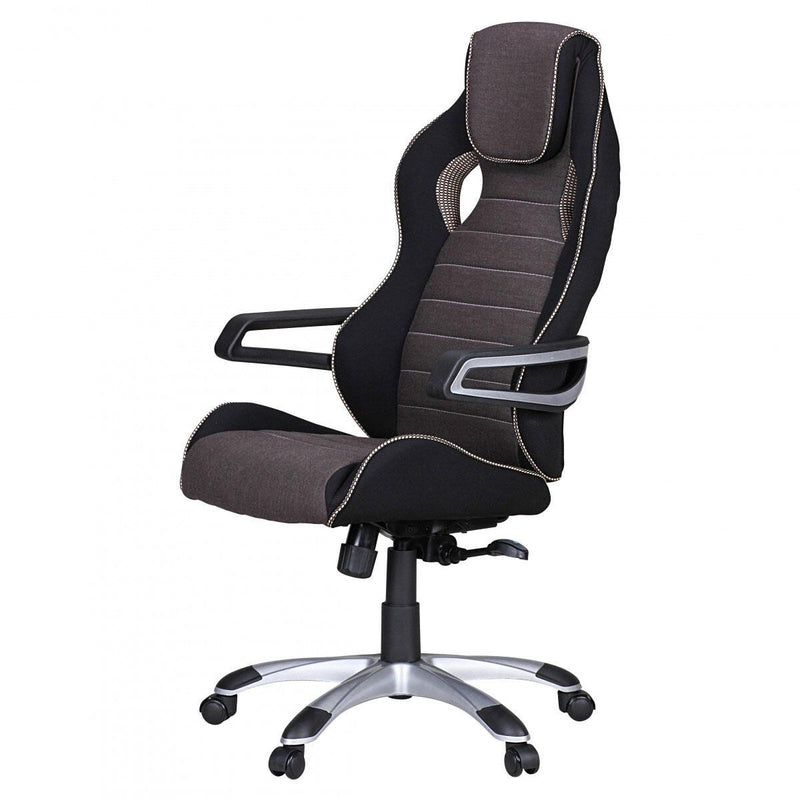 AMSTYLE Bürostuhl SPM1.257 schwarz/silber