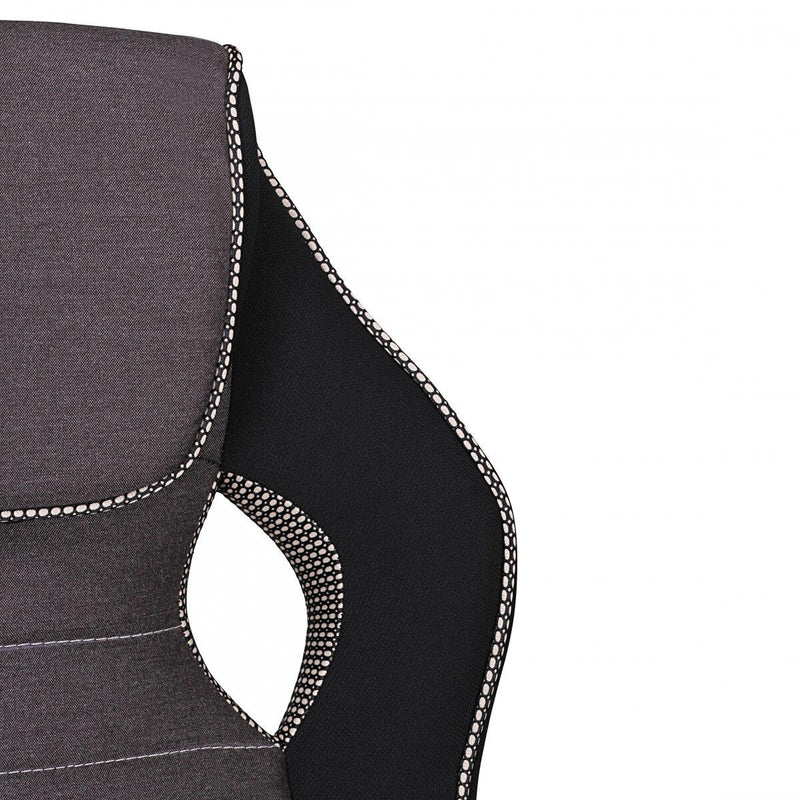 AMSTYLE Bürostuhl SPM1.257 schwarz/silber