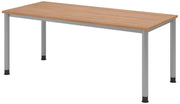 HAMMERBACHER höhenverstellbarer Schreibtisch VHS19/N/S nussbaum