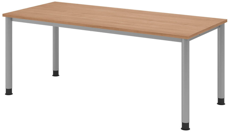 HAMMERBACHER höhenverstellbarer Schreibtisch VHS19/N/S nussbaum