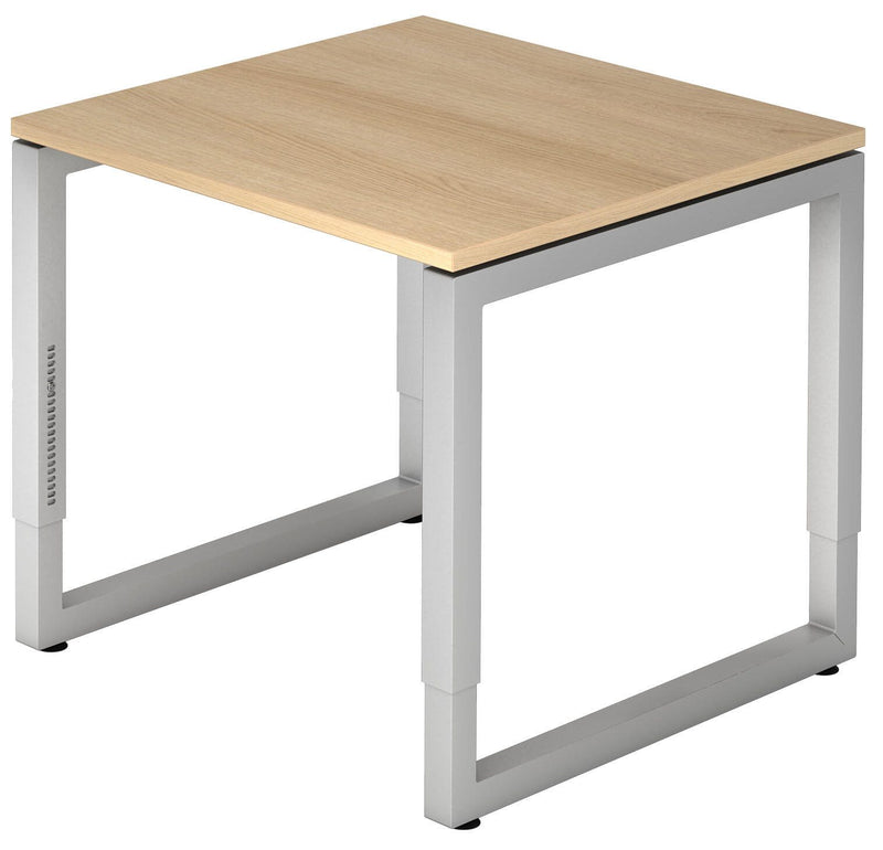 HAMMERBACHER höhenverstellbarer Schreibtisch VRS08/E/S eiche