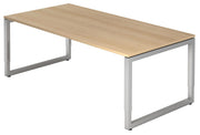 HAMMERBACHER höhenverstellbarer Schreibtisch VRS2E/E/S eiche