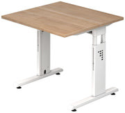 HAMMERBACHER höhenverstellbarer Schreibtisch VOS08/N/W nussbaum