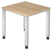 HAMMERBACHER höhenverstellbarer Schreibtisch VQS08/E/S eiche
