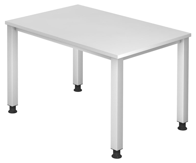 HAMMERBACHER höhenverstellbarer Schreibtisch VQS12/W/S weiß