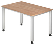 HAMMERBACHER höhenverstellbarer Schreibtisch VQS12/N/S nussbaum