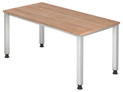 HAMMERBACHER höhenverstellbarer Schreibtisch VQS16/N/S nussbaum