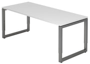 HAMMERBACHER höhenverstellbarer Schreibtisch VRS19/W/G weiß