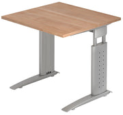 HAMMERBACHER höhenverstellbarer Schreibtisch VUS08/N/S nussbaum