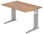 HAMMERBACHER höhenverstellbarer Schreibtisch VUS12/N/S nussbaum