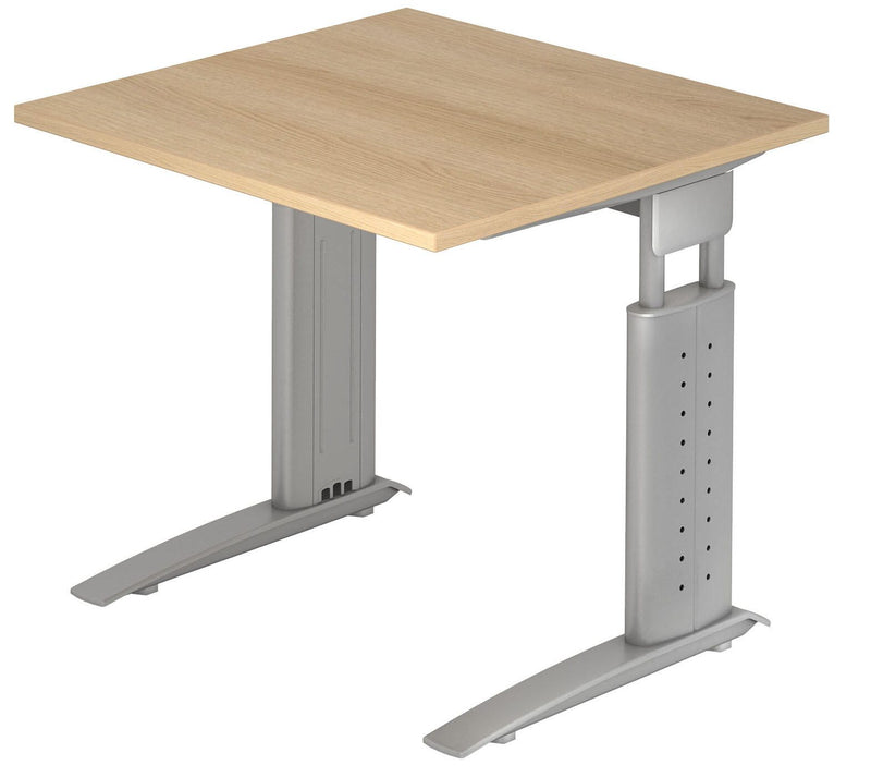 HAMMERBACHER höhenverstellbarer Schreibtisch VUS08/E/S eiche