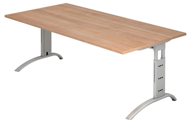 HAMMERBACHER höhenverstellbarer Schreibtisch VFS2E/N/S nussbaum