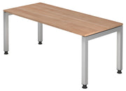 HAMMERBACHER höhenverstellbarer Schreibtisch VJS19/N/S nussbaum