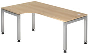 HAMMERBACHER VJS82/E/S höhenverstellbarer Schreibtisch 68 - 76 cm eiche / eiche