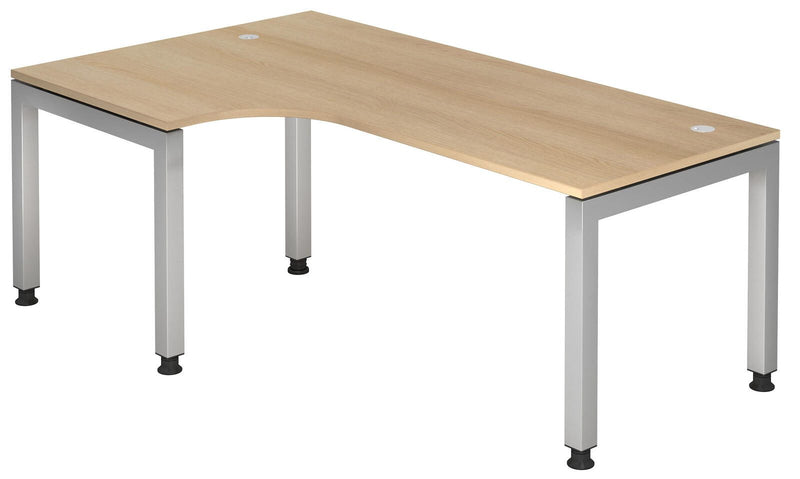 HAMMERBACHER VJS82/E/S höhenverstellbarer Schreibtisch 68 - 76 cm eiche / eiche