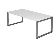 HAMMERBACHER höhenverstellbarer Schreibtisch VRS2E/W/G weiß