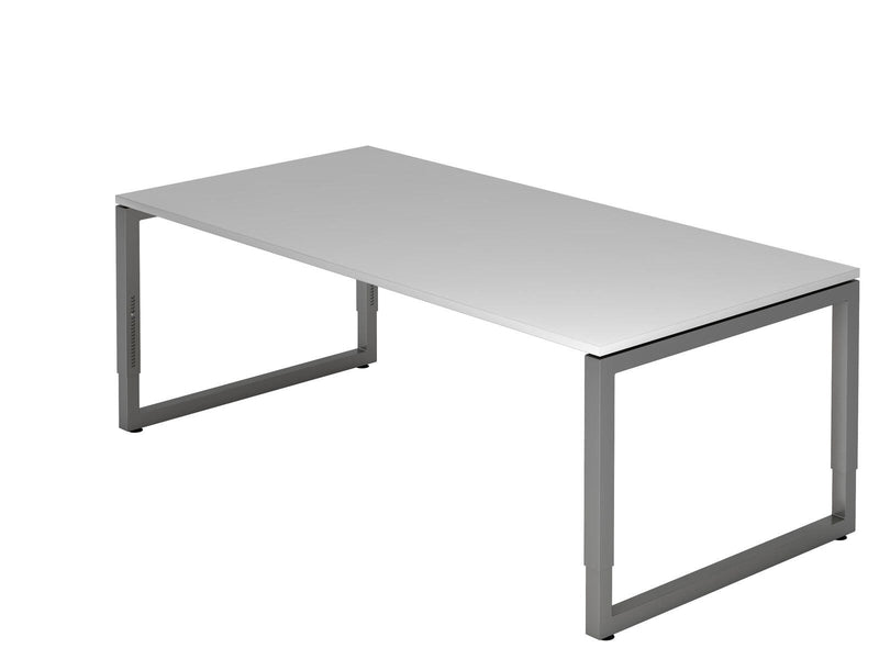 HAMMERBACHER höhenverstellbarer Schreibtisch VRS2E/5/G lichtgrau
