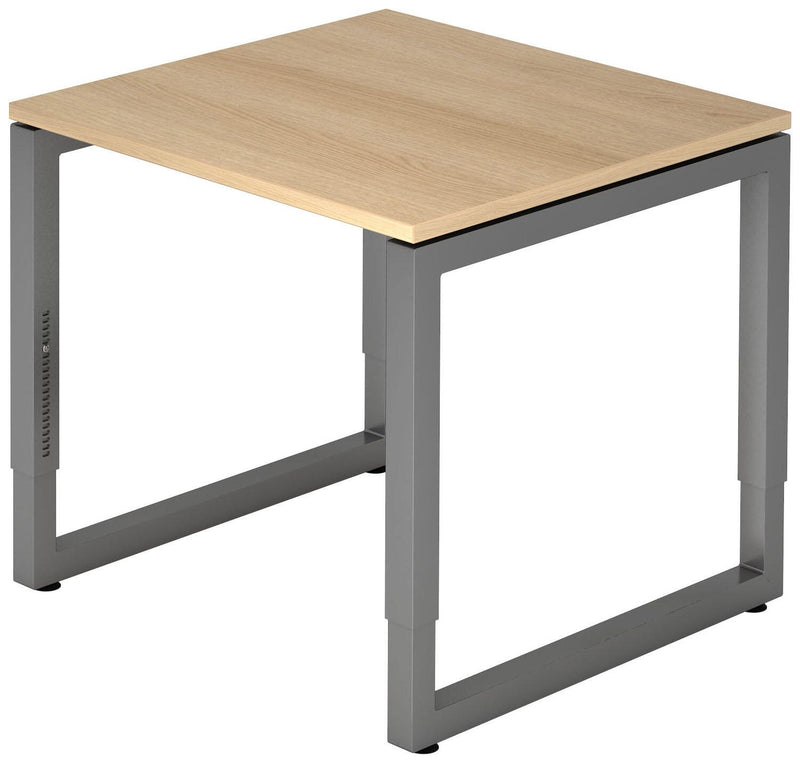 HAMMERBACHER höhenverstellbarer Schreibtisch VRS08/E/G eiche