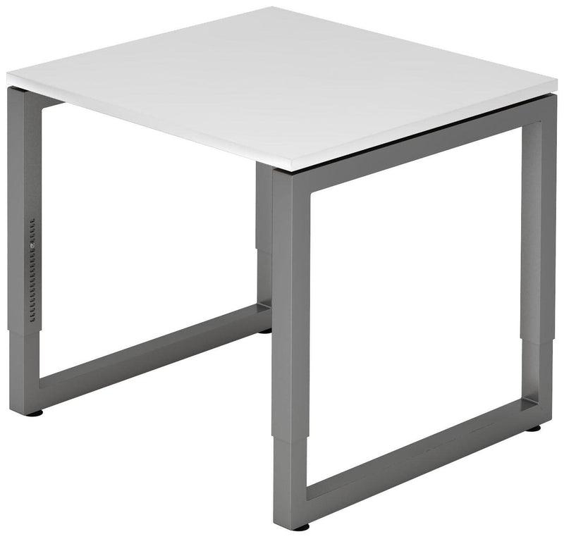 HAMMERBACHER höhenverstellbarer Schreibtisch VRS08/W/G weiß