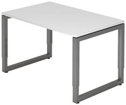 HAMMERBACHER höhenverstellbarer Schreibtisch VRS12/W/G weiß