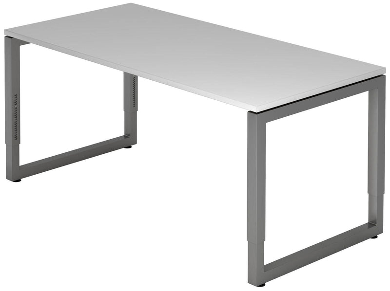 HAMMERBACHER höhenverstellbarer Schreibtisch VRS16/5/G lichtgrau
