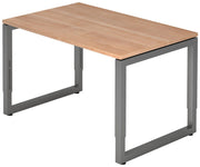 HAMMERBACHER höhenverstellbarer Schreibtisch VRS12/N/G nussbaum