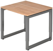HAMMERBACHER höhenverstellbarer Schreibtisch VRS08/N/G nussbaum