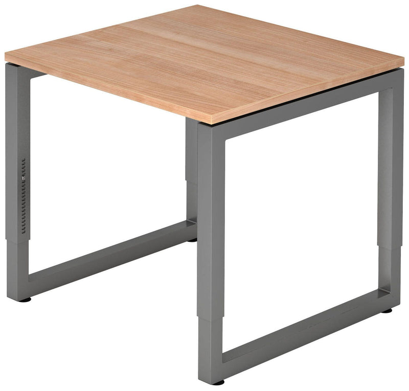 HAMMERBACHER höhenverstellbarer Schreibtisch VRS08/N/G nussbaum