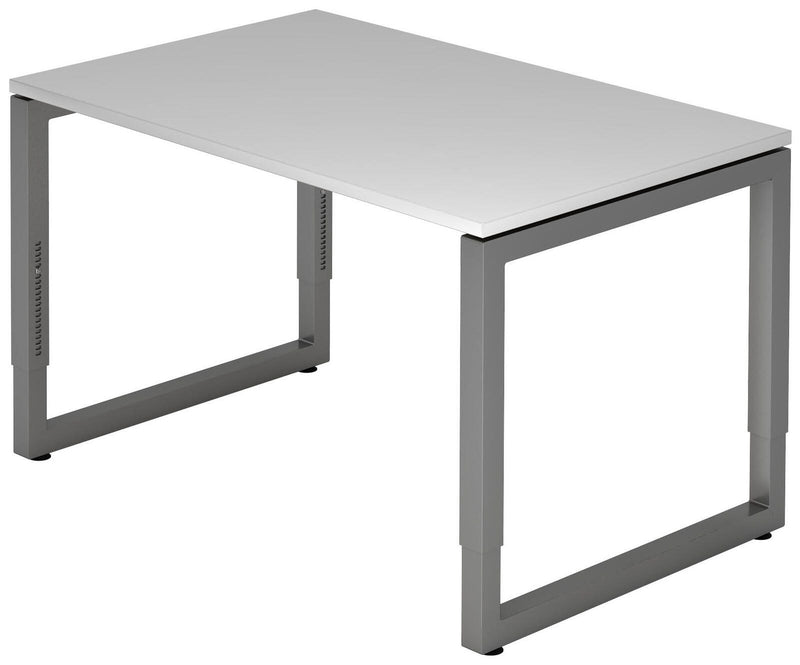 HAMMERBACHER höhenverstellbarer Schreibtisch VRS12/5/G lichtgrau