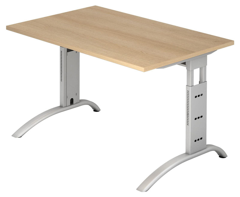 HAMMERBACHER höhenverstellbarer Schreibtisch VFS12/E/S eiche