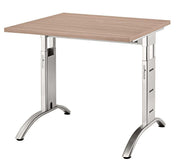 HAMMERBACHER höhenverstellbarer Schreibtisch VFS08/N/S nussbaum