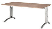 HAMMERBACHER höhenverstellbarer Schreibtisch VFS16/N/S nussbaum