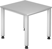 HAMMERBACHER höhenverstellbarer Schreibtisch VQS08/5/S lichtgrau
