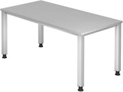 HAMMERBACHER höhenverstellbarer Schreibtisch VQS16/5/S lichtgrau