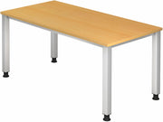 HAMMERBACHER höhenverstellbarer Schreibtisch VQS16/6/S buche