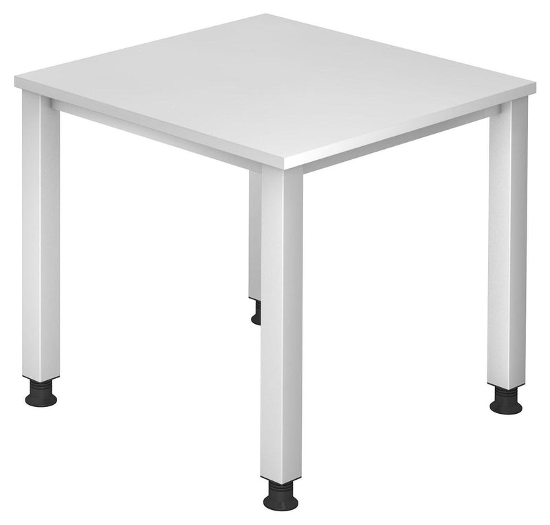 HAMMERBACHER höhenverstellbarer Schreibtisch VQS08/W/S weiß