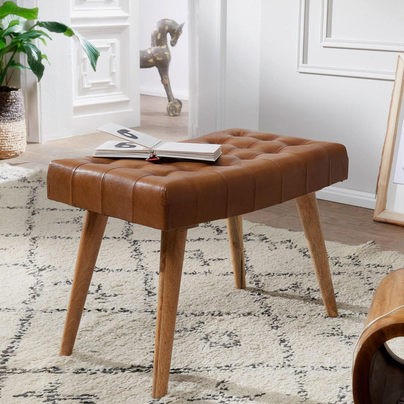 WOHNLING Sitzhocker WL6.012 braun