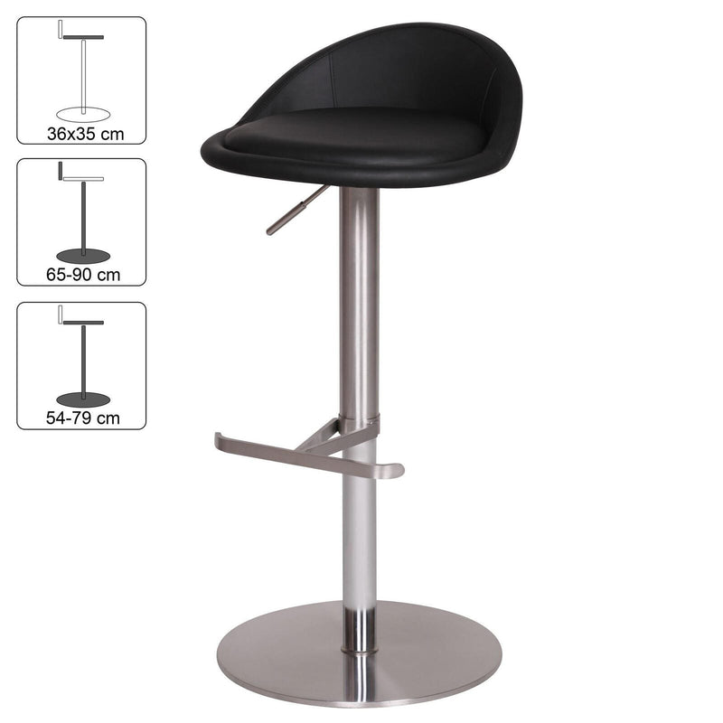 WOHNLING Barhocker WL1.281 schwarz